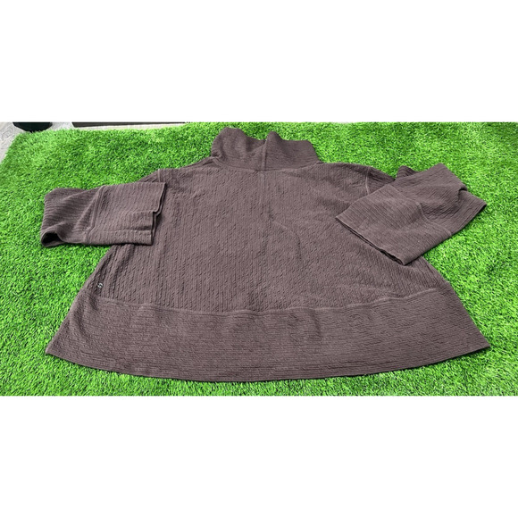 Lululemon Retreat Yourself Pullover Top Womens L/XL Brown Turtleneck - Picture 3 of 7